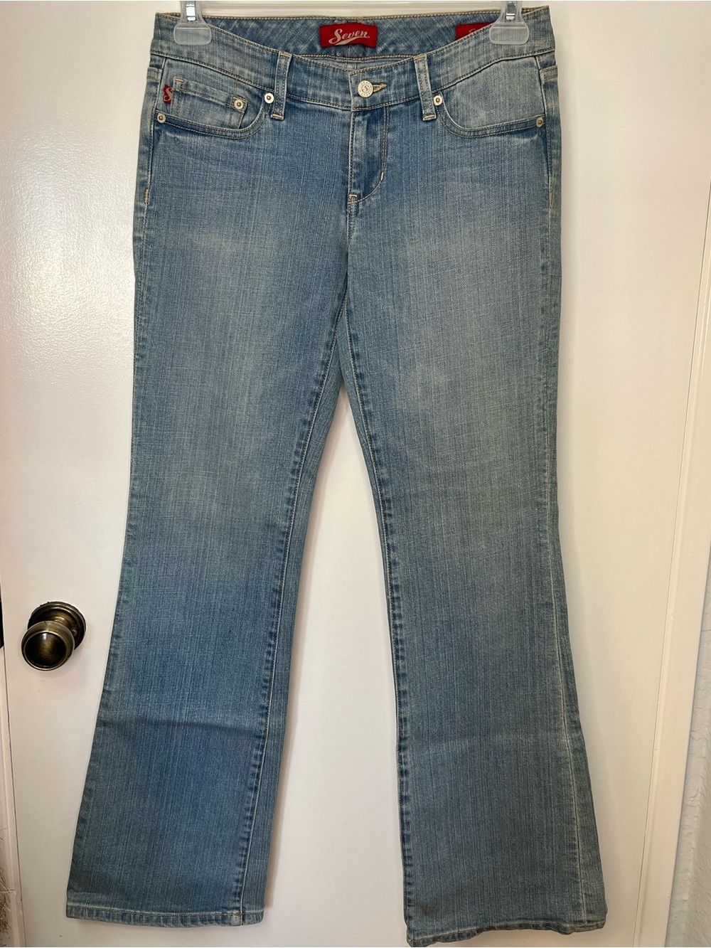 NWT Seven7 "Cache" Low-Mid Rise Flare Jeans Vintage Style Denim Sample